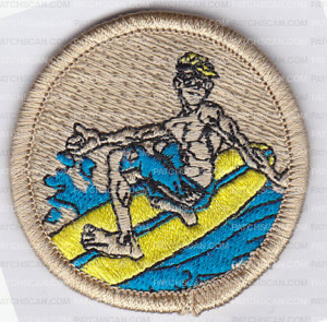 Patch Scan of Surfer Patrol Patch