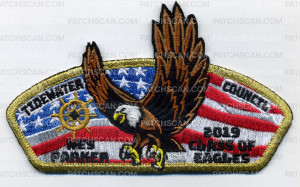Patch Scan of 2019 Class Of Eagles - Wes Parker