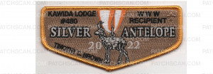 Patch Scan of Silver Antelope Award Flap 2022 (PO 100694)