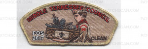 Patch Scan of FOS CSP 2017 Clean Metallic Gold Border (PO 86482)