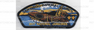 Patch Scan of 2017 National Jamboree Orca Black Border (PO 86700)