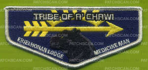 Patch Scan of Tribe of A'chawi Erielhonan Lodge Medicine Man