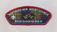 Wood Badge N5-358-15 (Northern New Jersey Council) 4 Beads  Northern New Jersey Council #333