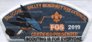 Patch Scan of SVMBC FOS 2019 CSP Certified Presentor Scouting Is For Everyone