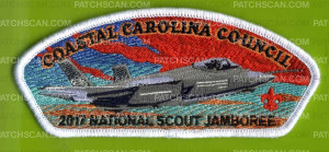 Patch Scan of Coastal Carolina Council 2017 National Jamboree JSP KW1976 White Border