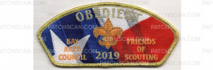 Patch Scan of 2019 Friends of Scouting CSP (PO 88391