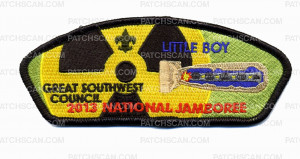 Patch Scan of 2013 Jamboree- Great Southwest Council- #211515