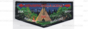 Patch Scan of 2017 National Jamboree Lodge Flap (PO 86423)