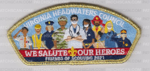Patch Scan of We Salute Our Heroes 2021