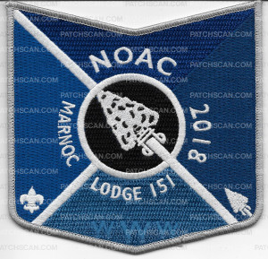 Patch Scan of NOAC Marnoc Lodge 151- pocket patch