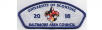 2018 University of Scouting Blue (PO 87593) Baltimore Area Council #220