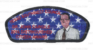 Patch Scan of Dr. JOhn Cargle Citizen Award
