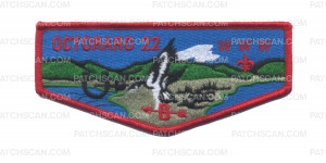 Patch Scan of Octoraro 22 Flap B (Red)