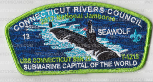 Patch Scan of CRC National Jamboree 2017 Connecticut #13