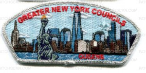 Patch Scan of Greater New Councils-Freedom Tower CSP-Silver - Queens