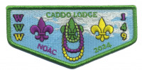 Caddo Lodge 149 NOAC 2024 Flap (Green) Norwela Council #215