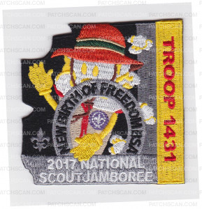Patch Scan of NBOF National Jamboree 2017 Popcorn