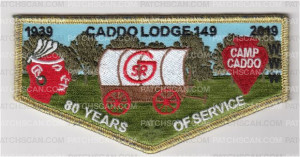 Patch Scan of Caddo Lodge 149 80 Years