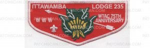 Patch Scan of 75th Anniversary Flap (PO 86871)