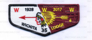 Patch Scan of 1928 2017 W W W Wichita 35 Lodge Flap