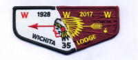 1928 2017 W W W Wichita 35 Lodge Flap Northwest Texas Council #587