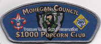 $1000 POPCORN CLUB CSP BLUE Mohegan Council #254