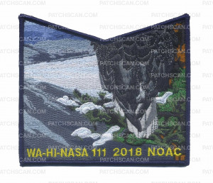 Patch Scan of Wa-Hi-Nasa 111 2018 NOAC pocket patch #3