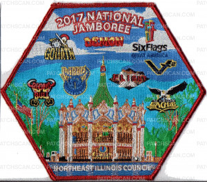 Patch Scan of Alternate Center NEIC Six Flags 2017 National Jamboree