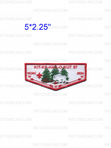 Patch Scan of Kit-Ke-Hak-O-Kut 97 NOAC 2024 flap