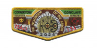 Tsali Lodge Conclave Flap 2024 (Light Brown Border) Daniel Boone Council #414