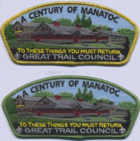455753- A century of Manatoc  Great Trail Council #433