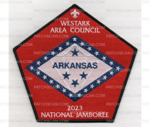 Patch Scan of 2023 National Jamboree Center Piece (PO 101279)