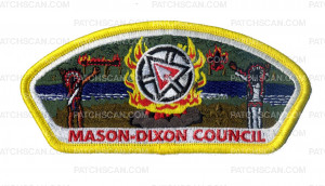 Patch Scan of OA Campfire Ceremony (NOAC) Yellow