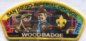 Patch Scan of San Diego Imperial Council Wood Badge CSP 