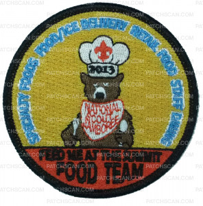 Patch Scan of TB 211132-B Jambo Food Team 2013