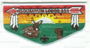 Patch Scan of Tisquantum Lodge 164 - White Border