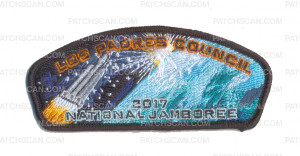 Patch Scan of Los Padres Council 2017 Jamboree JSP Black Border