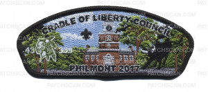 Patch Scan of Cradle Of Liberty Council - Philmont 2017