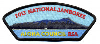 2013 JAMBOREE- ALOHA COUNCIL- #212336 Aloha Council #104