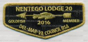 Patch Scan of Nentego Gold Fish Member 2016 Flap 