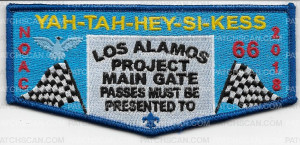 Patch Scan of Yah-Tah-Hey-Si-Kess Los Alamos - pocket flap