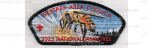 Patch Scan of 2023 National Jamboree CSP Honey Bee (PO 101283)