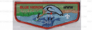 Patch Scan of Blue Heron Lodge Flap