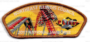 Patch Scan of Flight Copper NEIC Six Flags 2017 National Jamboree