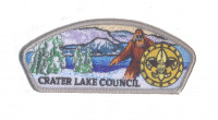 Crater Lake Council CSP with Yeti and Snow Scene Crater Lake Council #491