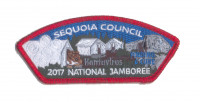 Sequoia Council Hantavirus JSP Red Metallic Border Sequoia Council #27