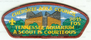 Patch Scan of FOS 2015 - A Scout is Courteous (Tennessee Aquarium)