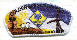Patch Scan of Golden Spread Eagle CSP - On My Honor