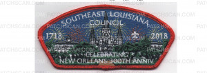 Patch Scan of New Orleans 300th Anniversary CSP (PO 87592)