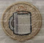 Patch Scan of X159379A  (Patrol Patch - Coffee Cup)